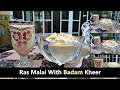 Rasa Malai With Badam Kheer | Ras Malai Recipe | How To Make Ras Malai