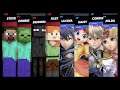 Super Smash Bros Ultimate Amiibo Fights – Steve & Co #278 Minecraft vs Princesses
