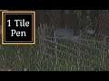 Wurm Unlimited Chopped Tutorial - 1 tile low round pole Animal Pen