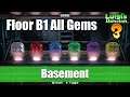 Luigi's Mansion 3 | Floor B1 All Gems Location (Basement)