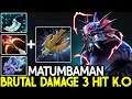 Matumbaman [Slardar] Superman Brutal Damage 3 Hit K.O Build WTF Game 7.22 Dota 2