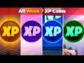 *NEW* All Week 7 XP Coins location guide (Gold,Purple,Blue,Green) [Chapter 2 season 5]