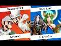 World 9 Act 6 Grand Finals: SuperM21 (Mario, Luigi, Cloud) Vs. WR|Luc (Palutena, Wolf)