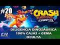Crash Bandicoot 4: Diligencia Dinosáurica 100% cajas + Gema Oculta