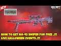 *NEW* HOW TO GET NA-45 SNIPER FOR FREE || COD MOBILE SEASON 11 LEAKS || LIVE HALLOWEEN EVENTS