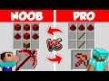 Minecraft NOOB vs PRO : SWAPPED REDSTONE CRAFTING CHALLENGE 2 in Minecraft Animation