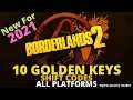 10 Golden Keys Shift Code Borderlands 2 - Keys for Every Platform - Expires January 18, 2021