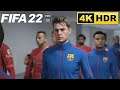 FIFA 22 PS5 FC BARCELONA - LIVERPOOL | Gameplay Legend Difficulty Career Mode 4K