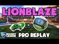 LionBlaze Pro Ranked 2v2 POV #51 - Rocket League Replays