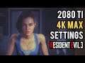 Resident Evil 3 Benchmark @ 4K Max Settings | RTX 2080 Ti + i9 9900K