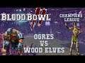 Blood Bowl 2 - Ogres (the Sage) vs Wood Elves (Kasskrana) - Champs 5
