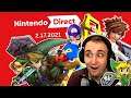 【 NEW NINTENDO DIRECT 2021 】February 17th 2021 | Nintendo Direct Live Reaction |