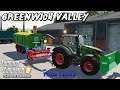 Starting a farm in Greenwich Valley | Buying equipment & a cow farm, making silage | FS19 TimeLapse