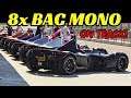 8x BAC Mono on Track! - Autodromo di Modena - 525 bhp per tonne TrackToy - Best of Italy Race 2019