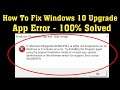 How To Fix Windows 10 Upgrader App Error - WINDLP.DLL Is Either Not Designed To Run On Windows