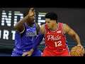 NBA 2k21 PS4 Philadelphie 76ers vs Dallas Mavericks NBA Regular Season Game 30