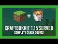 How to make a Bukkit 1.15 Server (Free | +Plugin & Port Forwarding guide | Getbukkit.org)