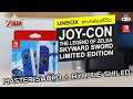 Joy-Con Zelda Skyward Sword [Unbox & Review] แกะกล่องรีวิว - Master Sword + Hyrule Shield