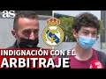 Parte de la afición, indignada por el arbitraje: "No quieren que el Madrid gane LaLiga"
