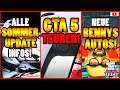 🙌Alle Neuen Inhalte!🙌 ALLE UPDATE INFOS! NEUE BENNYS AUTOS + Mehr! [GTA 5 Online Summer Special DLC]