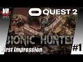 Bionic Hunter / Oculus Quest 2 [Sidequest] / Deutsch / First Impression / Spiele / Test