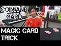Coin and Card Magic Trick