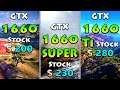 GTX 1660 vs GTX 1660 SUPER vs GTX 1660 Ti | PC Gameplay Benchmark Test
