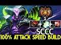 SCCC [Faceless Void] 100% Attack Speed Build Top 1 MMR Gameplay 7.22 Dota 2
