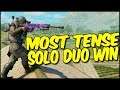 THE MOST TENSE SOLO DUO GAME I'VE HAD! HIGH KILL COD BLACKOUT SOLO DUO WIN!