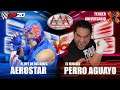 AEROSTAR VS PERRO AGUAYO | TERCER ANIVERSARIO DEL CANAL | WWE 2K20
