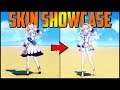 Genshin Impact Skin Showcase / Comparison! Summertime Sparkle Barbara vs original Barbara.