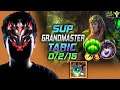 GrandMaster Taric Support vs Lulu - 천상계 서폿 타릭 템트리 룬 월석 수호자 - LOL KR 11.9