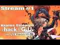 Kratos Streams .Hack GU Volume 1 - Rebirth Part 1: Reading Simulator!