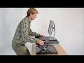 Simple Cheap Adjustable Height Stand Up Desk Riser
