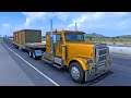 American Truck Simulator | 1986 Freightliner FLC Hauling Machine Crates | 28,000 Pounds!
