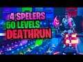 50 LEVELS, 4 SPELERS, DEATHRUN RACE! - Fortnite: Creative (met Link, Harm & Duncan)