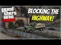 Blocking the Highway to Make a GTA Online Funny Moments Video!
