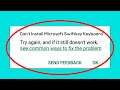 How To Fix Can't Install Microsoft Swiftkey Keyboard Error On Google Play Store Android & Ios