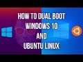 How To Dual Boot Linux & Windows On Separate Hard Drives - Ubuntu & Windows 10 - UEFI & BIOS