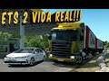 INDO BUSCAR A SCANIA V8 9 EIXOS NO COROLLA 2018 - ETS 2 SERIE VIDA REAL - VOLANTE G27