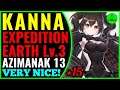 Kanna in Earth Expedition Level 3 & A13 (Easy!) 🔥 Epic Seven