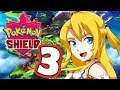 Pokemon Sword and Shield - Part 3  Taking Route 3 to Turrfield!  Amber's Journey! (Nintendo Switch)