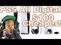 PS5 All Digital $100 Cheaper