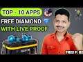 Top 10 Apps | FF Diamonds Earning App | No Invest