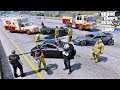 GTA 5 Firefighter Mod Firetruck & Ambulance Responds To Medical Call & A Fire (LSPDFR Fire Callouts)
