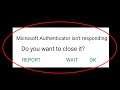 How To Fix Microsoft Authenticator Isn't Responding Error Android & Ios - Authenticator Not Opening