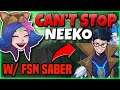 ME AND FSN SABER TEAM UP BOT ON LETHALITY CAITLYN AND NEEKO SUPPORT - League of Legends