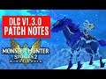 Monster Hunter Stories 2 V1.3.0 PATCH NOTES GAMEPLAY TRAILER NEW MONSTERS DLC NEWS モンスターハンターストーリーズ2