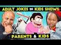 Parents React To Kids React To Funny Adult Jokes In Kids TV Shows