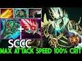 SCCC [Wraith King] Top Pro Carry Max Attack Speed 100% Crit Dota 2